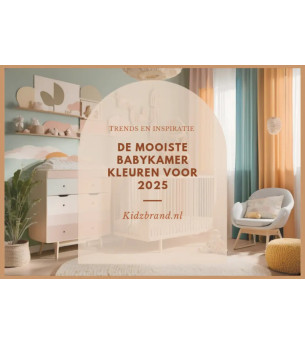 Babykamer kleuren 2025 — trends en inspiratie | Kidzbrand